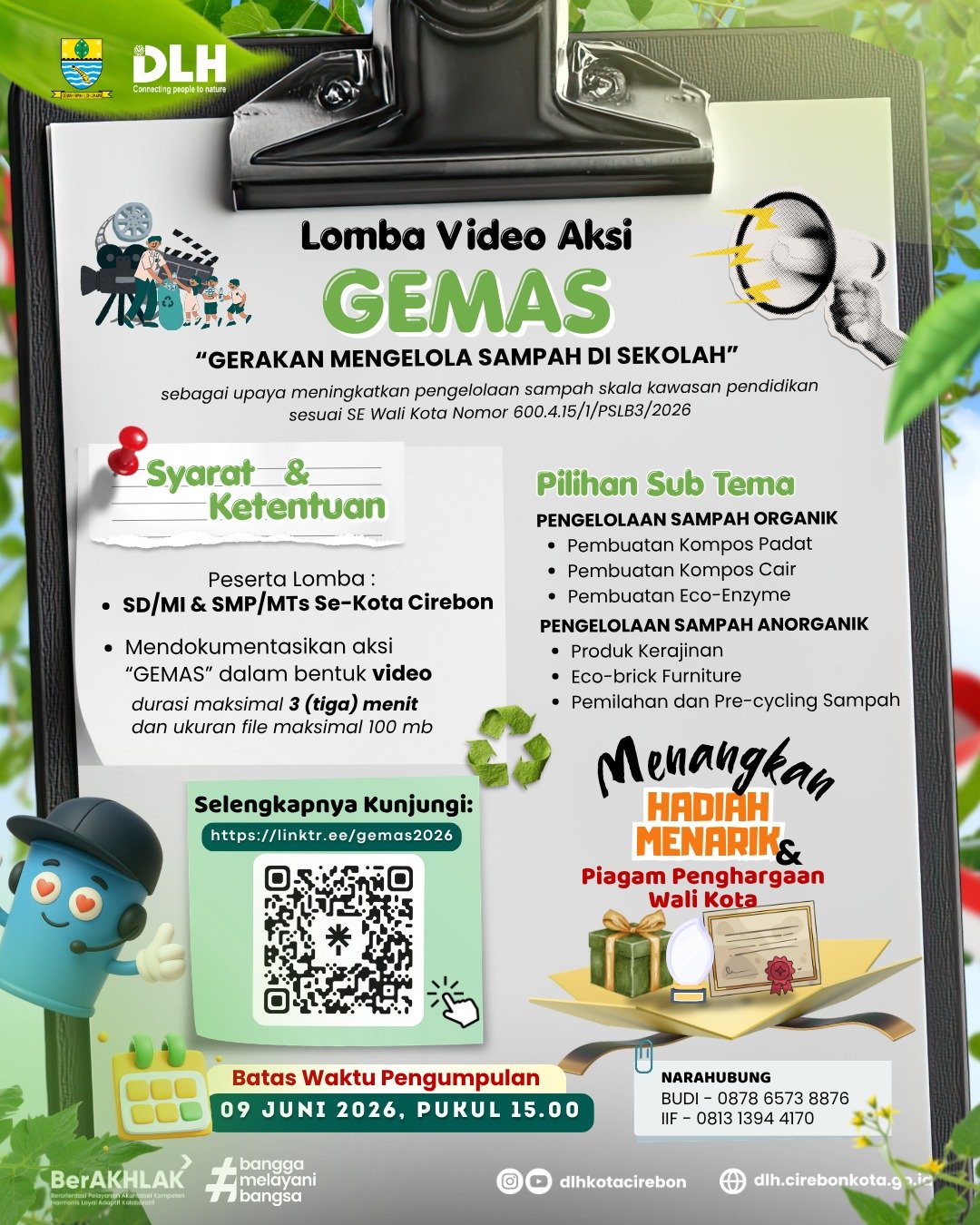 LOMBA VIDEO GERAKAN MENGELOLA SAMPAH DI SEKOLAH (GEMAS)