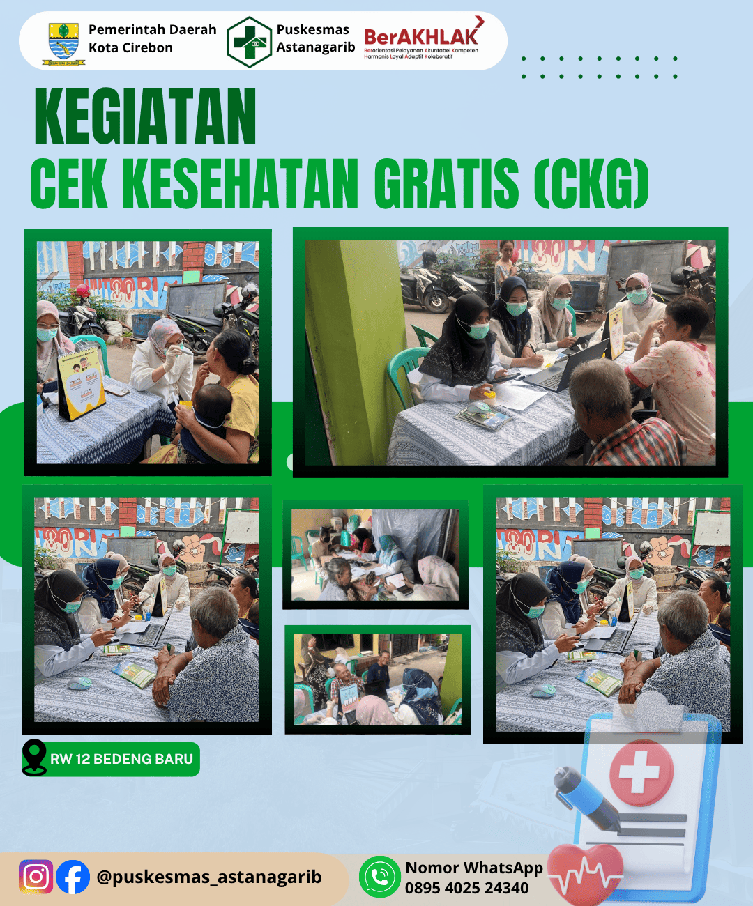 KEGIATAN CEK KESEHATAN GRATIS (CKG)