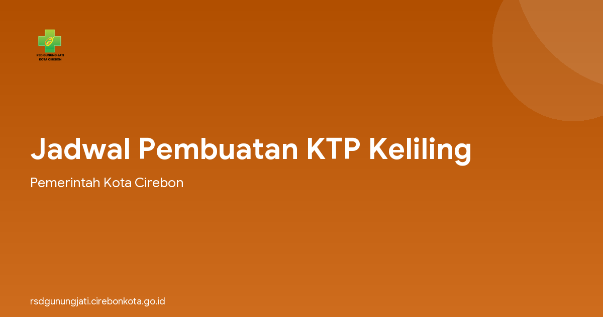 Jadwal Pembuatan KTP Keliling