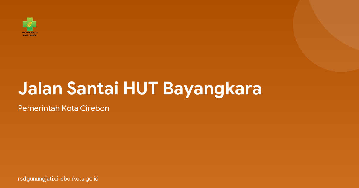 Jalan Santai HUT Bayangkara