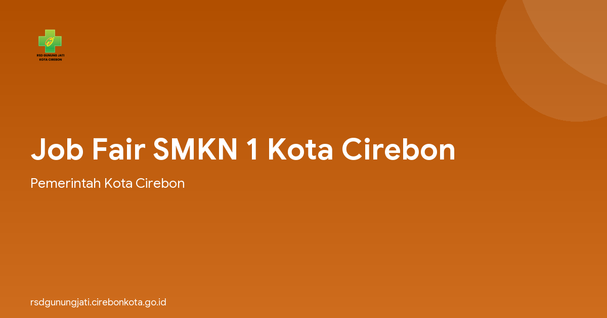 Job Fair SMKN 1 Kota Cirebon