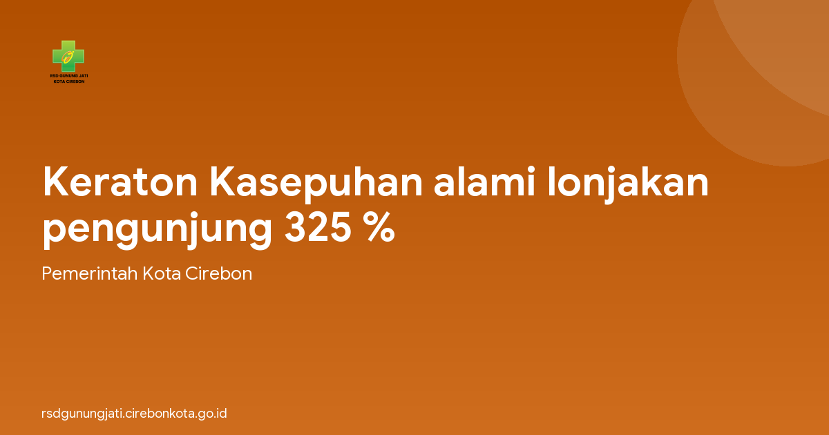 Keraton Kasepuhan alami lonjakan pengunjung 325 %