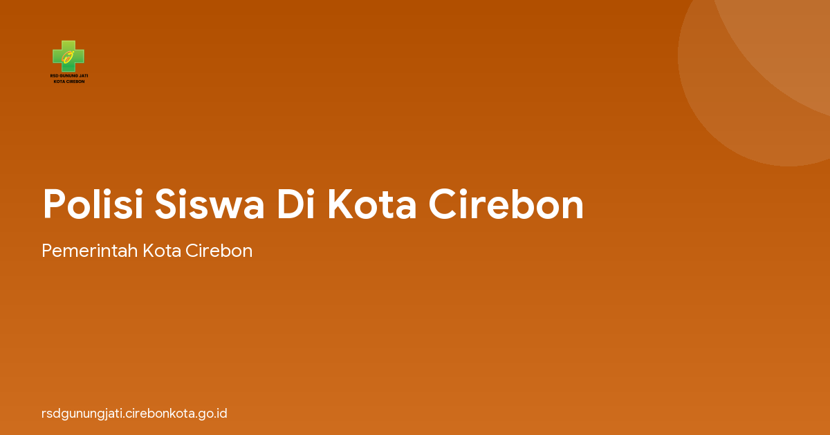 Polisi Siswa Di Kota Cirebon