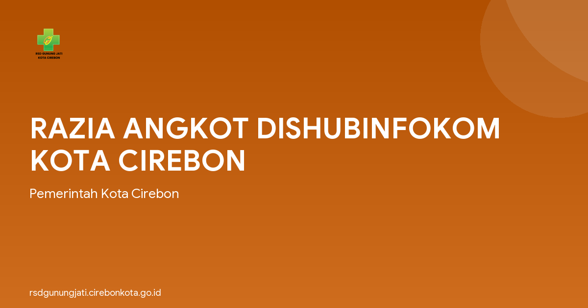 RAZIA ANGKOT DISHUBINFOKOM KOTA CIREBON