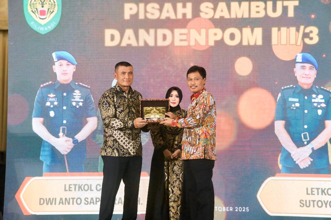 Hadiri Pisah Kenal Komandan Denpom III/3 Cirebon,  Wali Kota : Jalinan Sinergi Tetap Diperkuat
