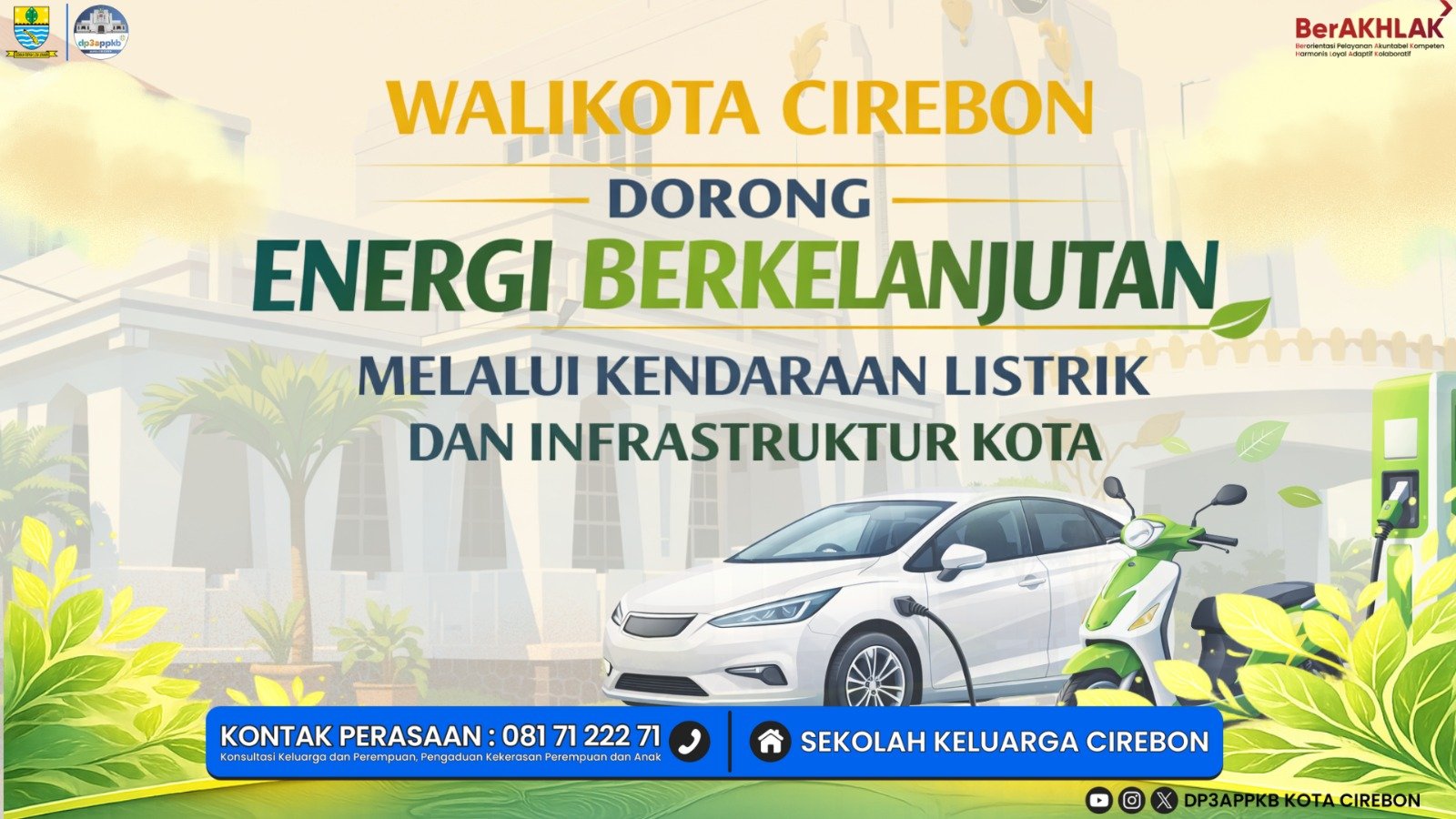 Wali Kota Cirebon Dorong Energi Berkelanjutan melalui Kendaraan Listrik dan Penataan Infrastruktur Kota